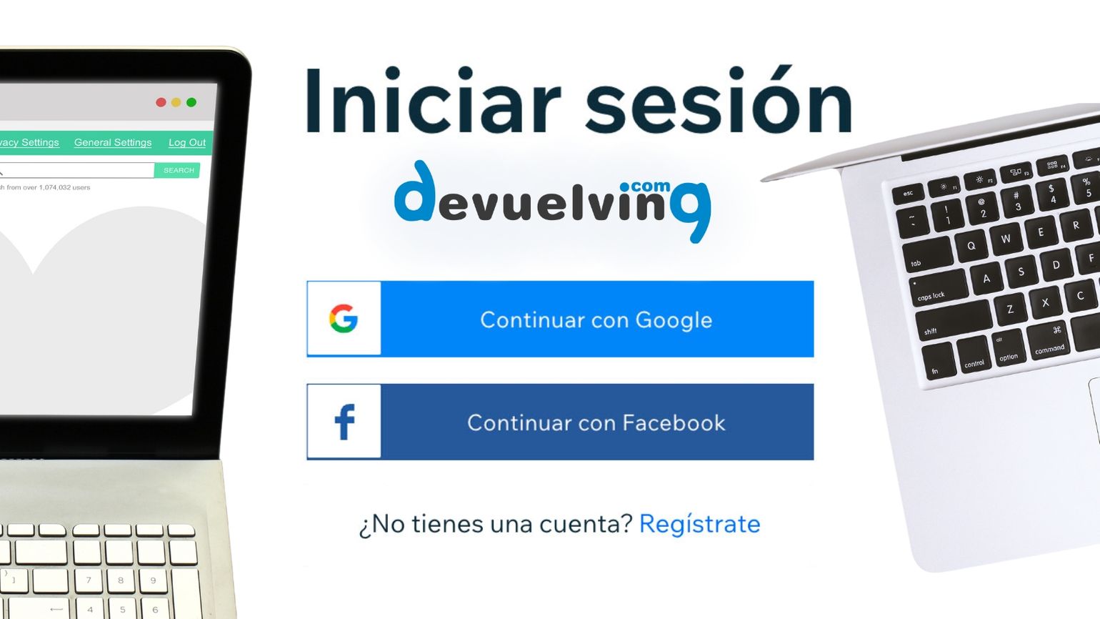 Devuelving.com simplifica la compra online con acceso rápido desde Google y Facebook